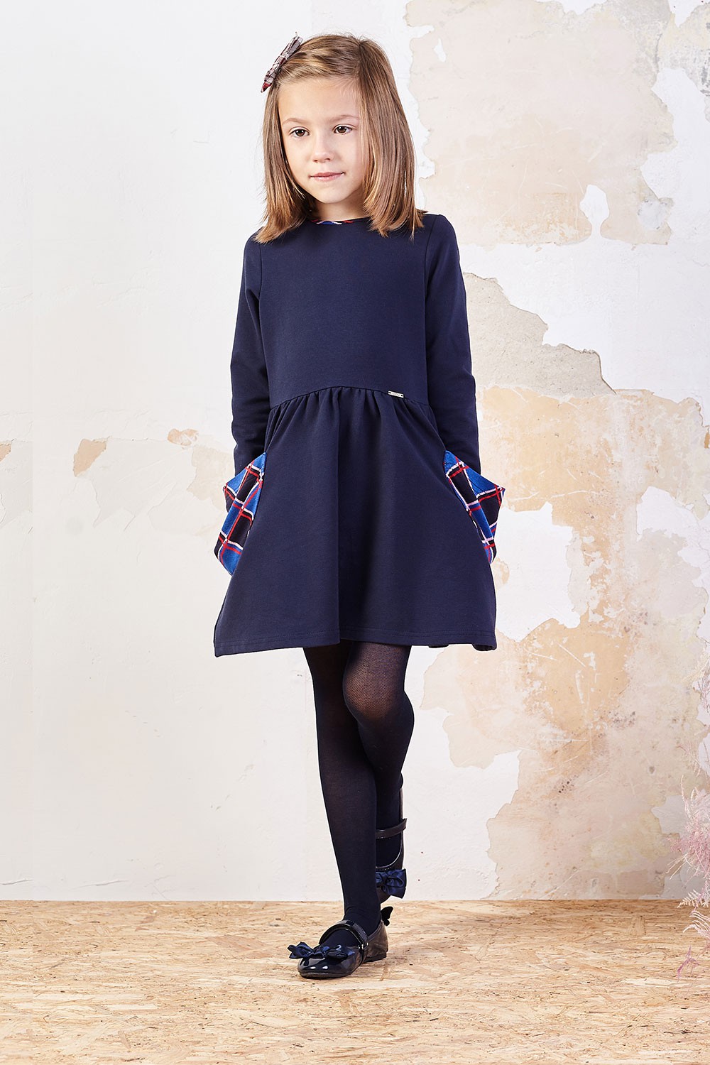 Knitted dress with pockets Alicja